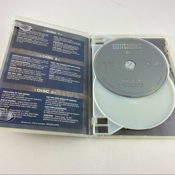 Gunsmoke DVD Second Season Volume 1 and Volume 2 1956-1957 6 Discs - Picture 7 of 8